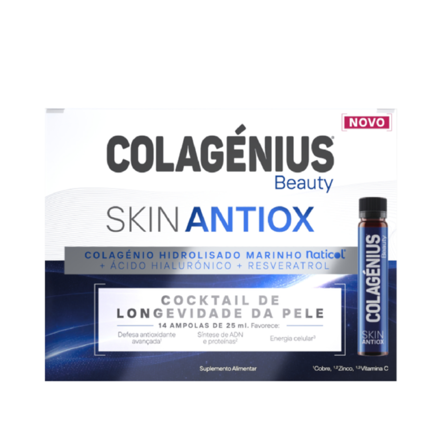 Colagénius Beauty Skin Antiox Ampolas 14x25ml