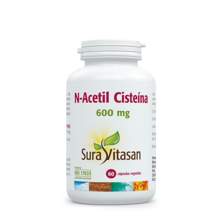 Sura Vitasan N-Acetil Cisteína 600mg Cápsulas x60