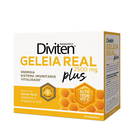 Diviten Geleia Real Plus 2500mg Ampolas x20