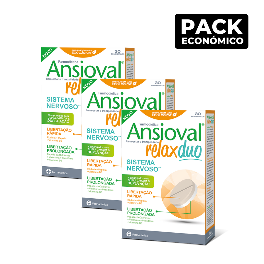 Ansioval Relax Duo Comprimidos 3x30
