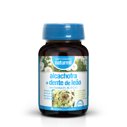 Comprimidos Naturmil de alcachofa y diente de león x60