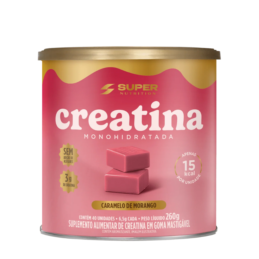 SuperNutrition Creatina Caramelo de Morango 260g