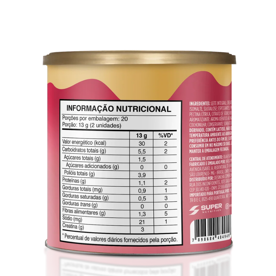 SuperNutrition Creatina Caramelo de Morango 260g