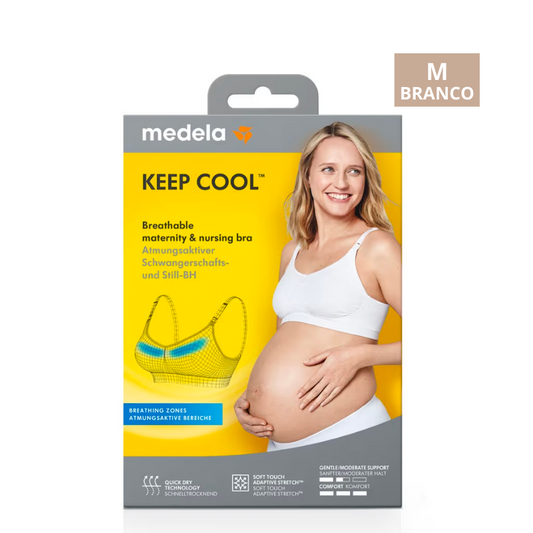 Medela Keep Cool Bra Embarazo y Lactancia Blanco L