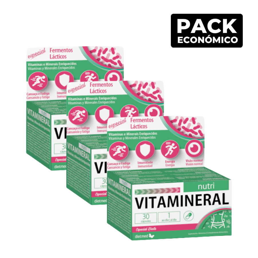 Vitamineral Nutri Cápsulas 3x30