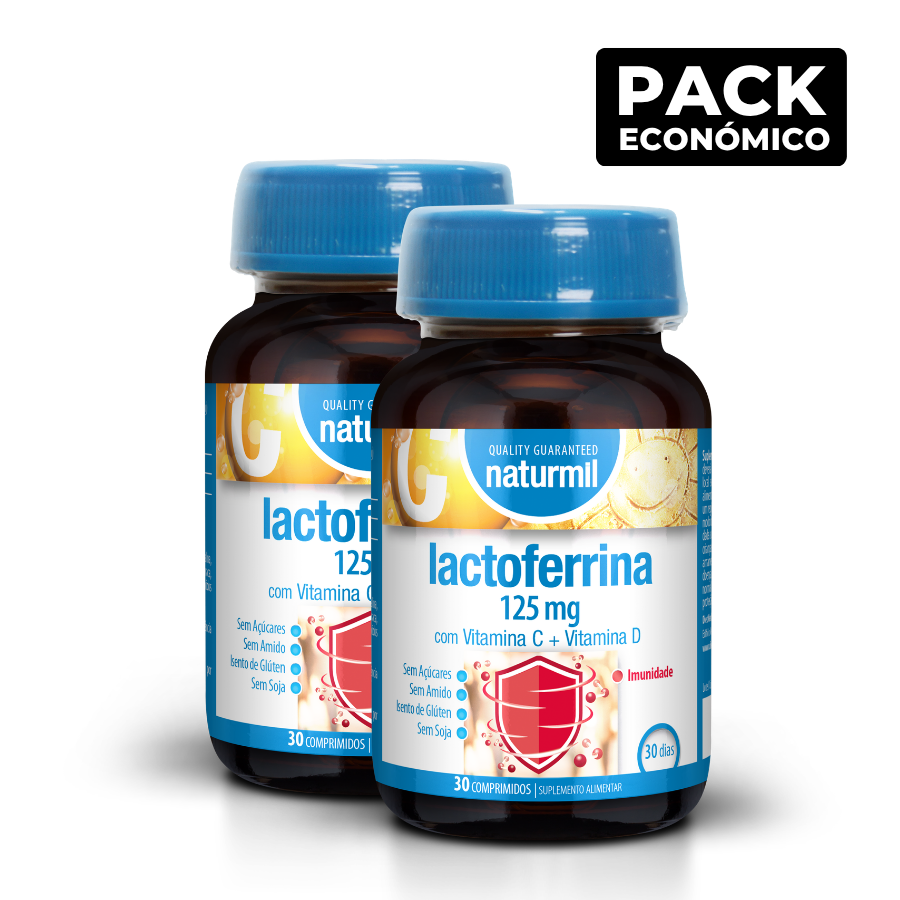 Naturmil Lactoferrina 125mg Comprimidos 2x30