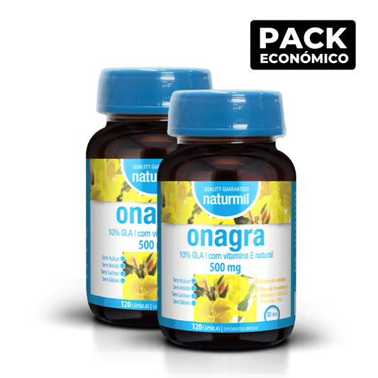Naturmil Onagra 500mg Cápsulas 2x120