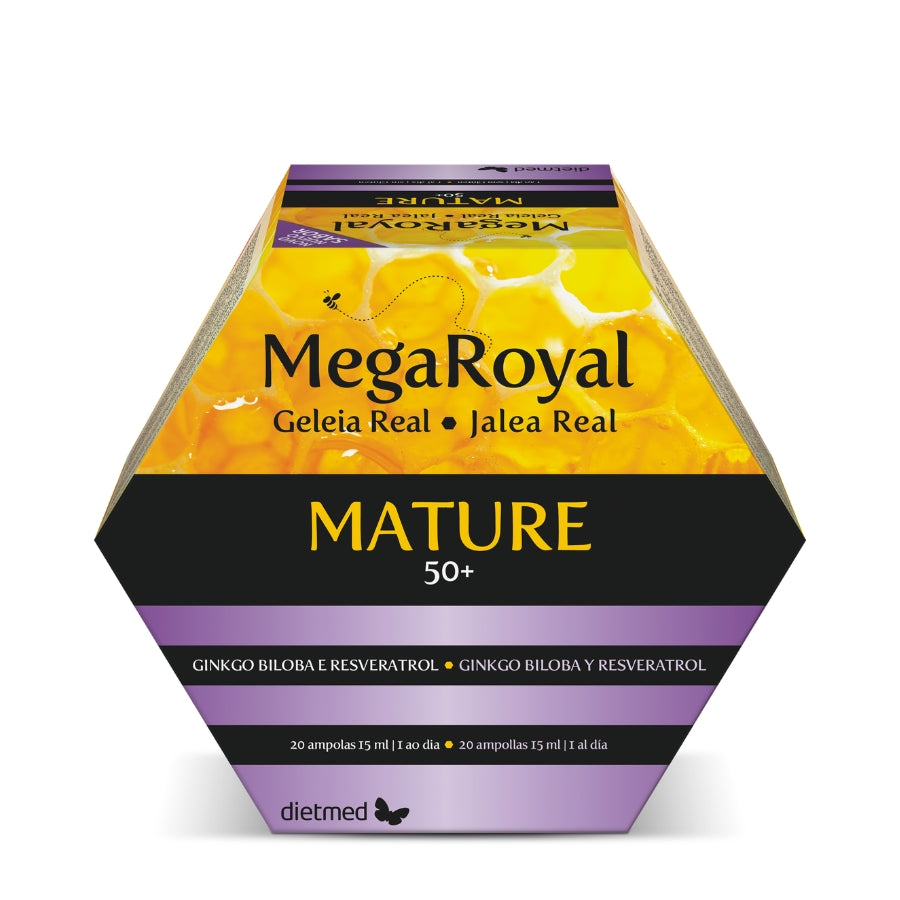 MegaRoyal Mature 50+ Ampolas x20