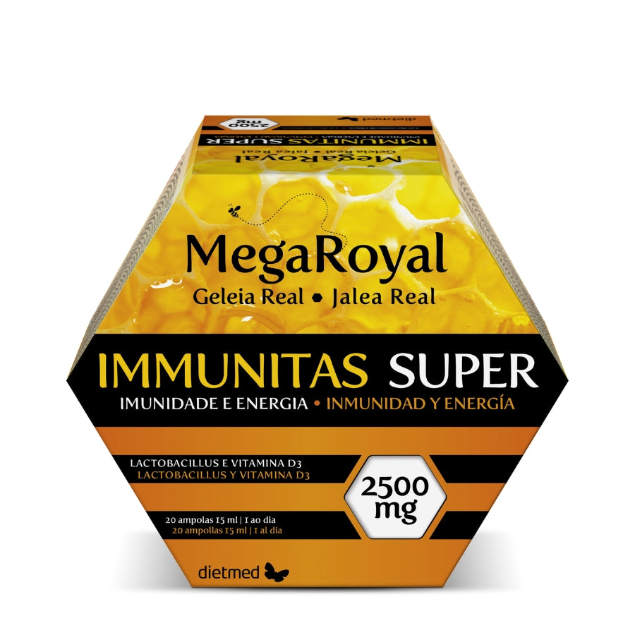 MegaRoyal Immunitas Super 2500mg Ampolas x20