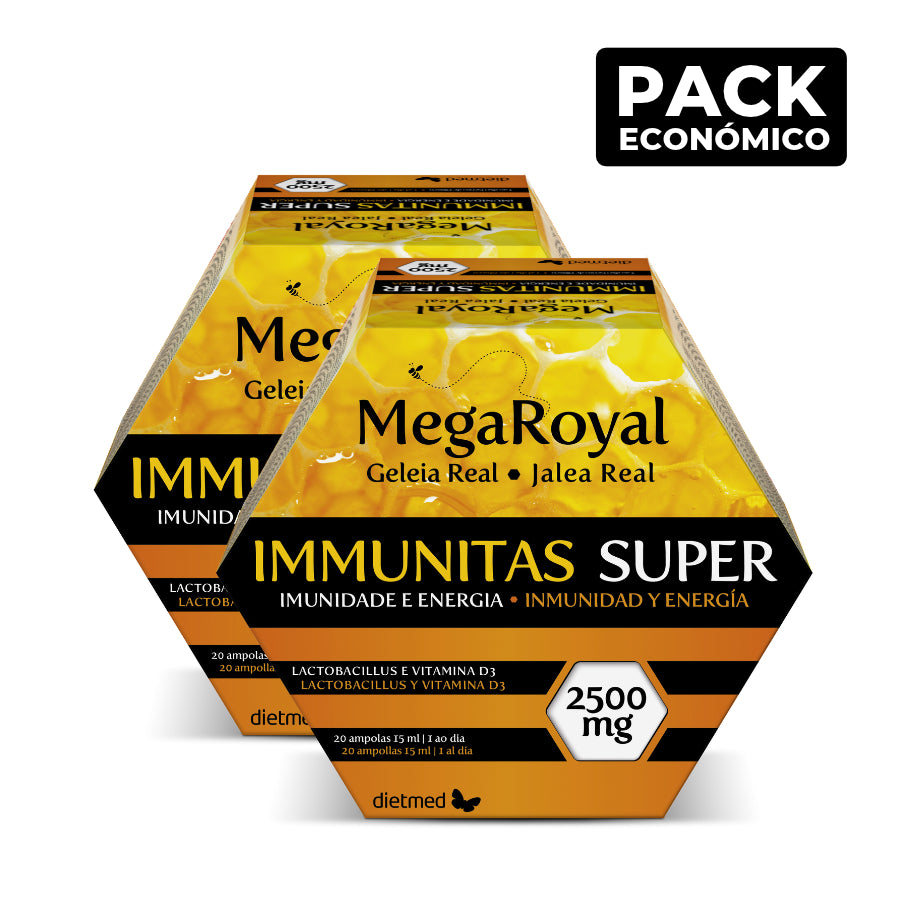 MegaRoyal Immunitas Super 2500mg Ampolas 2x20