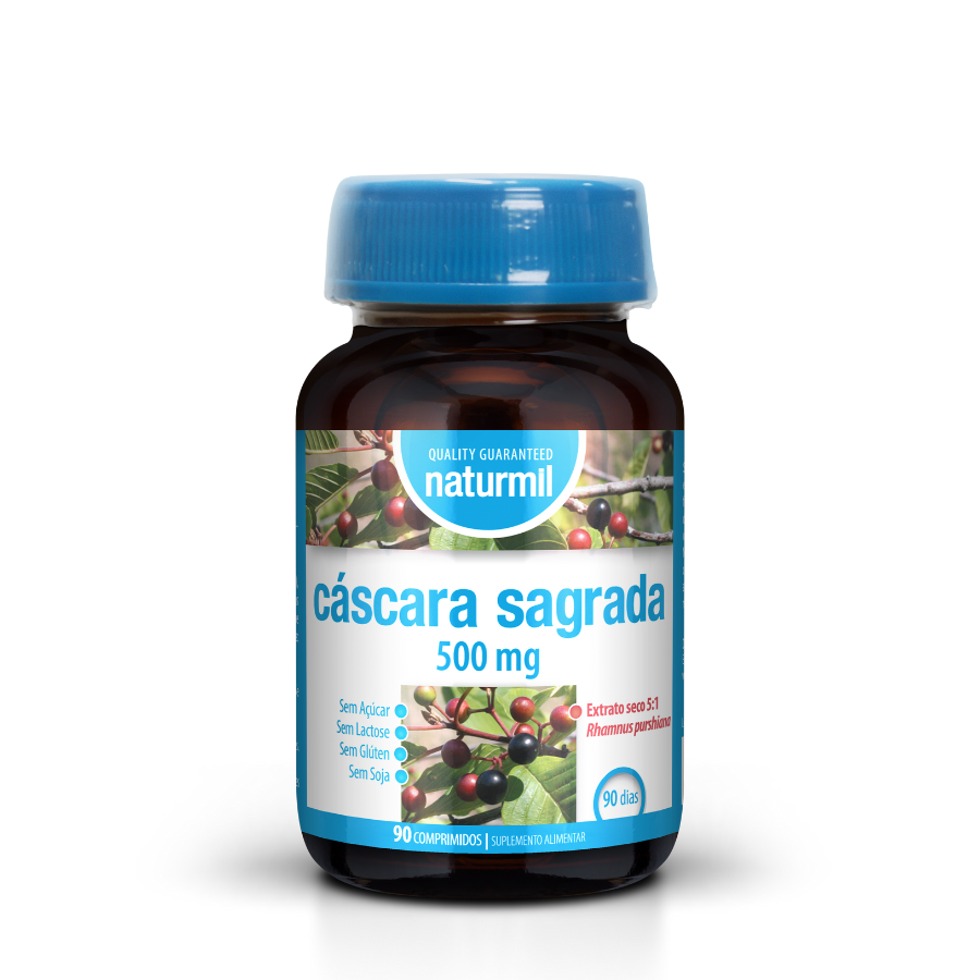 Naturmil Cáscara Sagrada 500mg Comprimidos x90