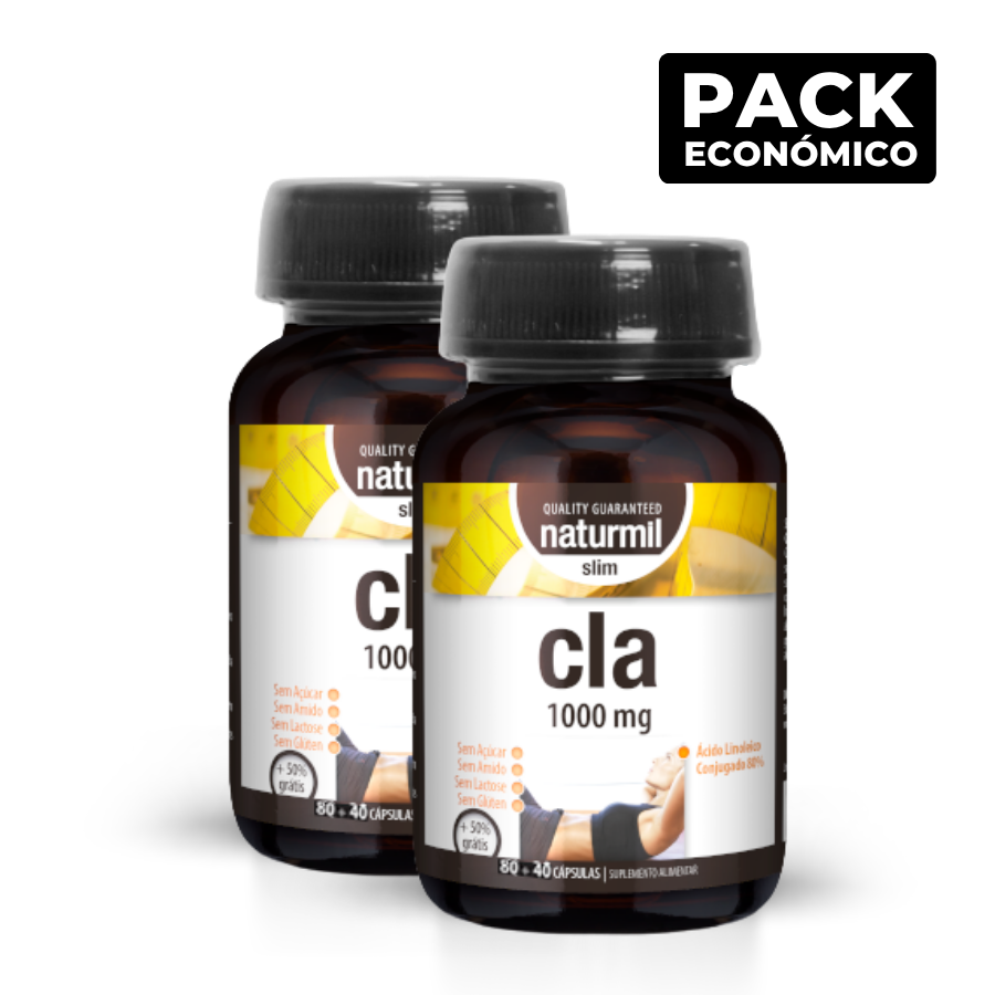 Naturmil Slim CLA Strong 1000mg Cápsulas 2x120