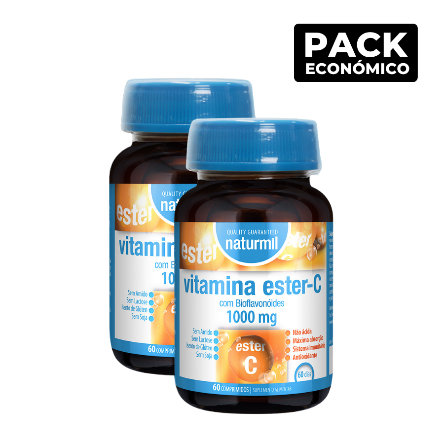 Naturmil Vitamina C Ester 1000mg Comprimidos 2x60
