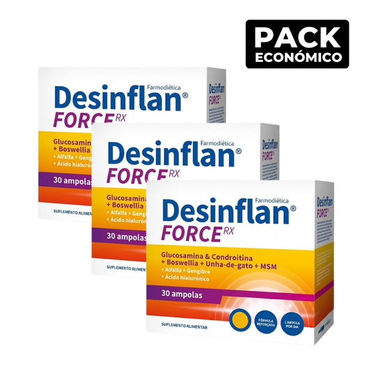Desinflan Force Rx Ampolas 3x30