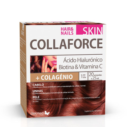 Collaforce Skin Cheveux & Ongles Ampoules x20
