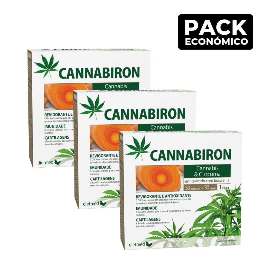 Cannabiron 3x30 Cápsulas + 3x30 Compimidos