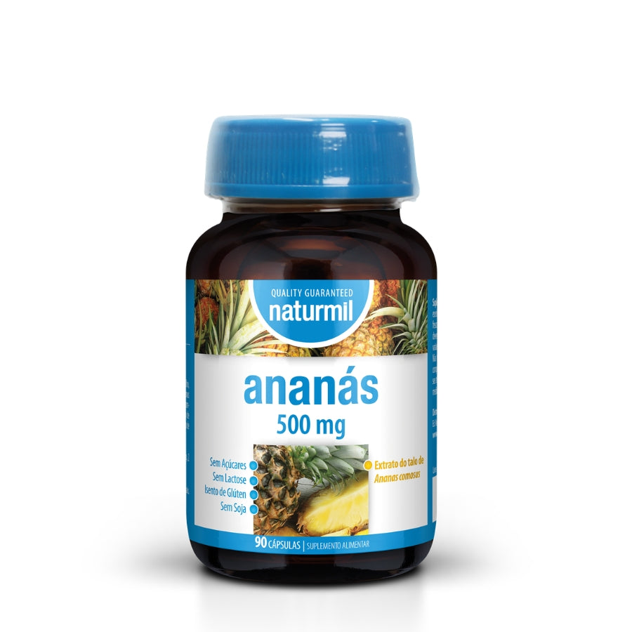 Naturmil Ananás 500mg Cápsulas x90