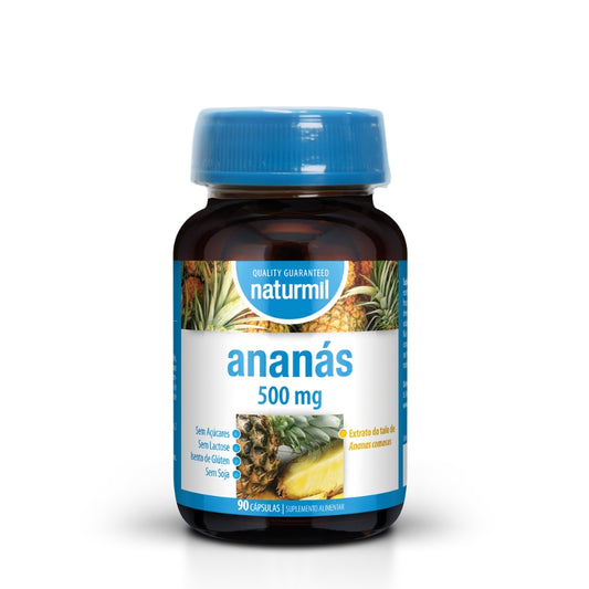 Naturmil Ananás 500mg Cápsulas x90
