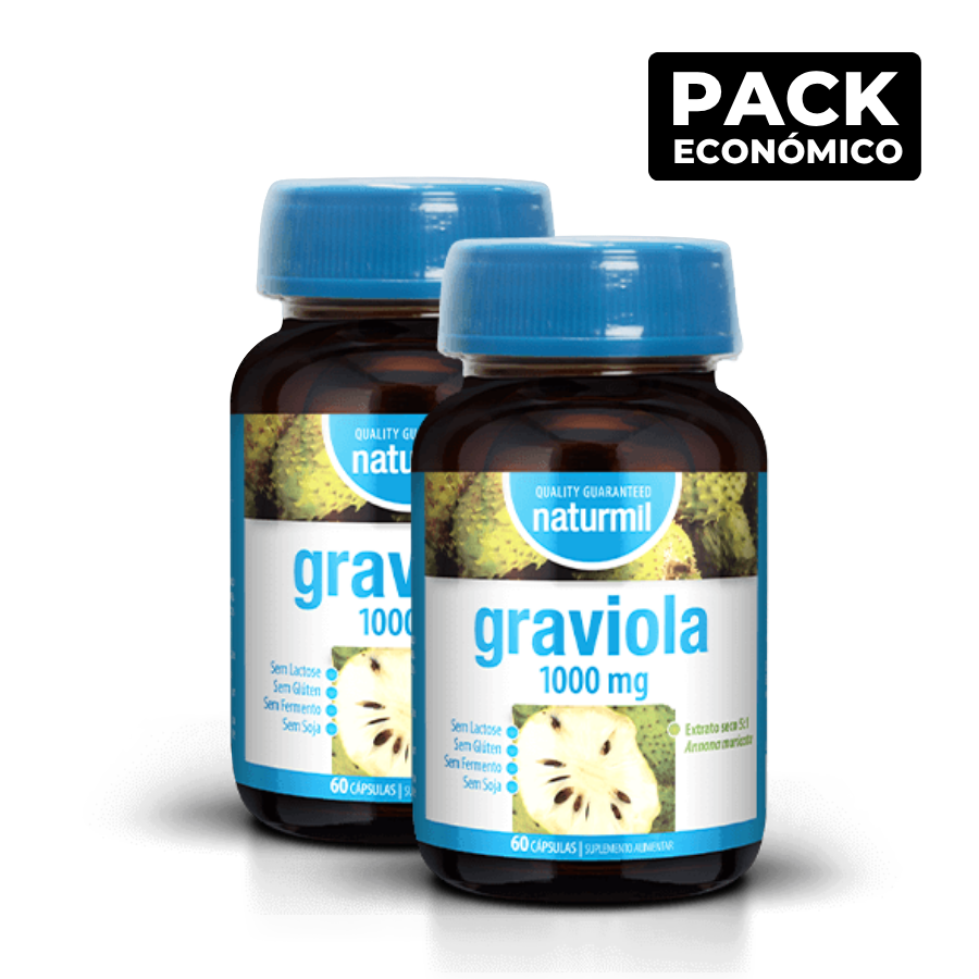 Naturmil Graviola 1000mg Cápsulas 2x60
