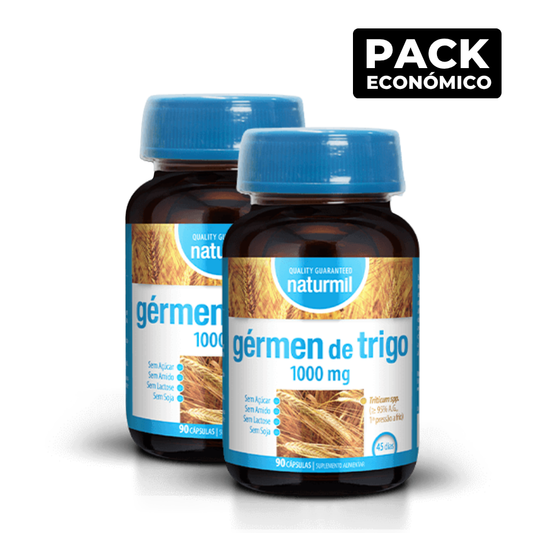 Naturmil Gérmen de Trigo 1000mg Cápsulas 2x90