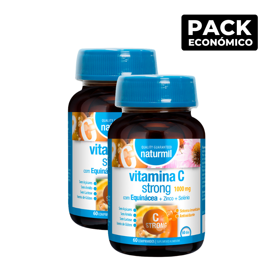 Naturmil Vitamina C Strong 1000mg Comprimidos 2x60