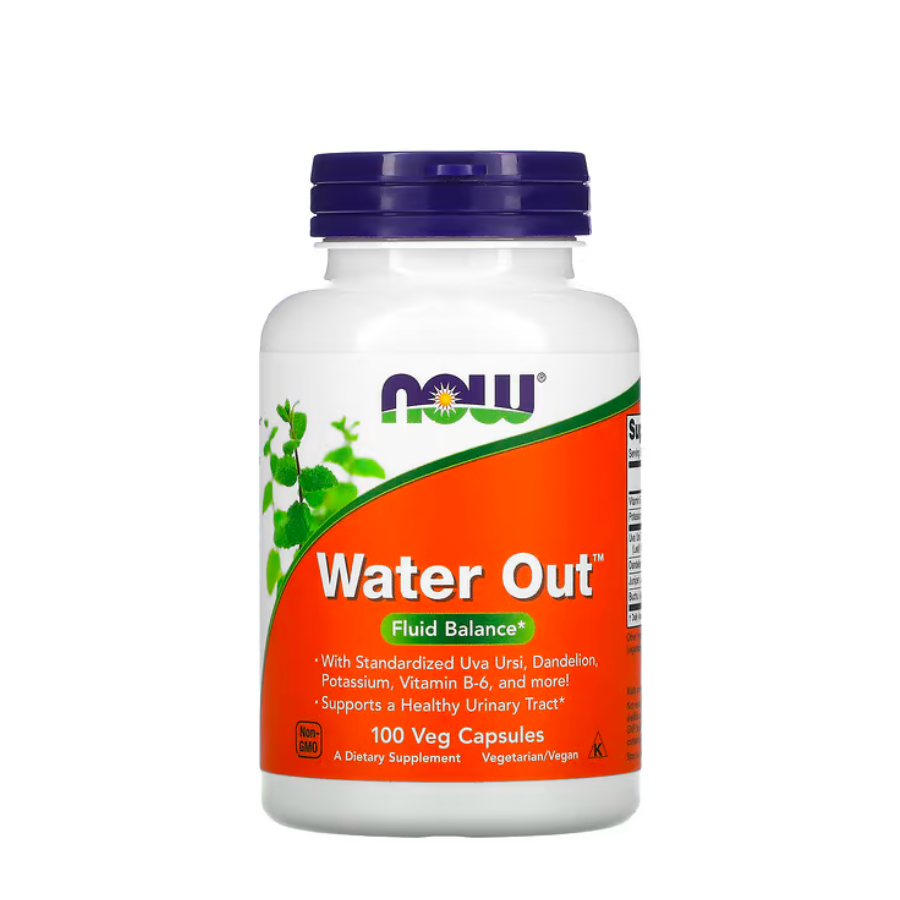 Now Water Out Capsules x100