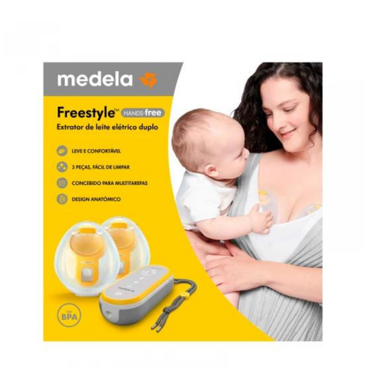 Extractor de leche eléctrico doble manos libres Freestyle de Medela