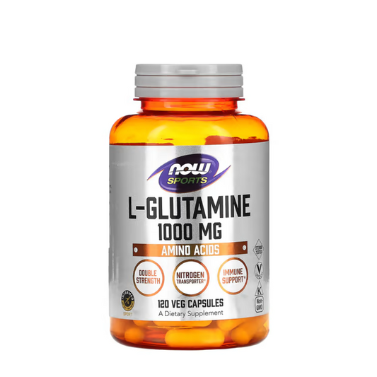 Now L-Glutamine 1000mg Cápsulas x120