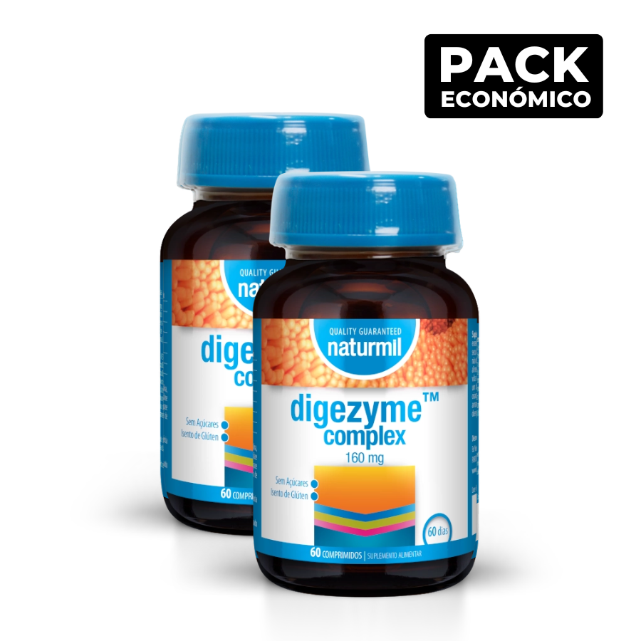 Naturmil Digezyme Complex 160mg Comprimidos 2x60