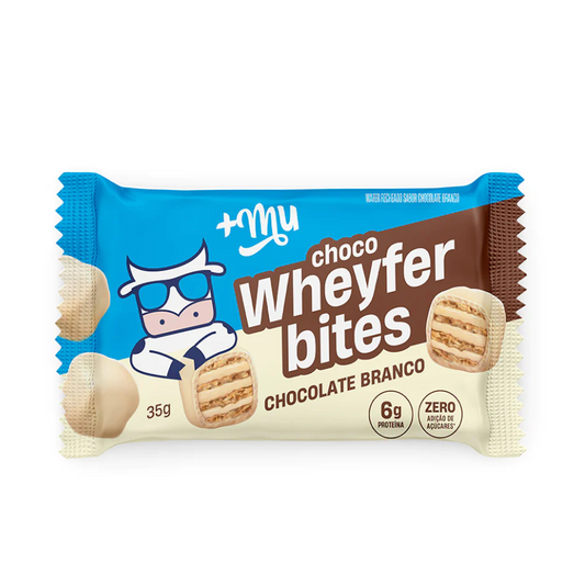 +Mu Chocowheyfer Bites Chocolate Branco 35g