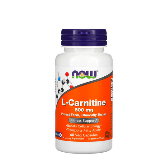 Now L-Carnitine 500mg Capsules x60