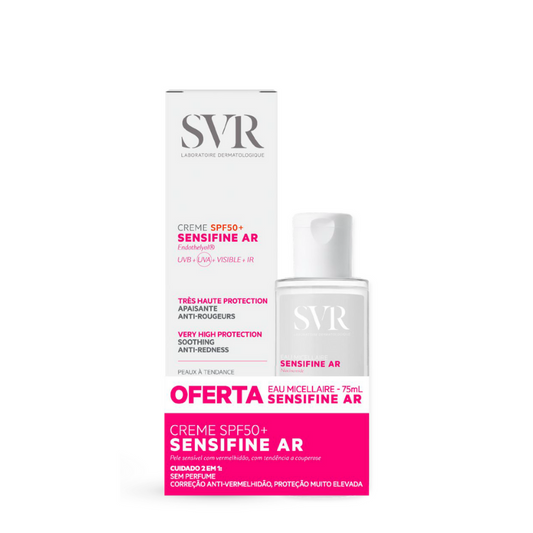 SVR Sensifine AR Cream SPF50+ 40ml Micellar Water Offer 75ml