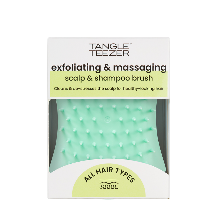 Tangle Verder Tangle Teezer Escova Esfoliadora e Massajadora Verde Menta – FarmatoGo