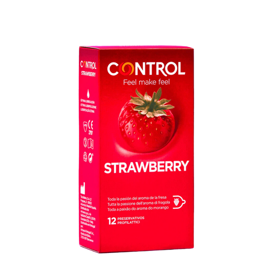 Control Strawberry Condoms x12