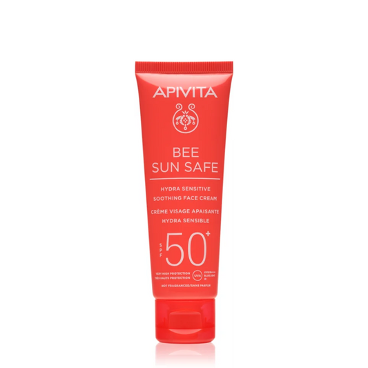 Apivita Bee Sun Safe Sensitive Hydra Soothing Face Cream SPF50+ 50ml