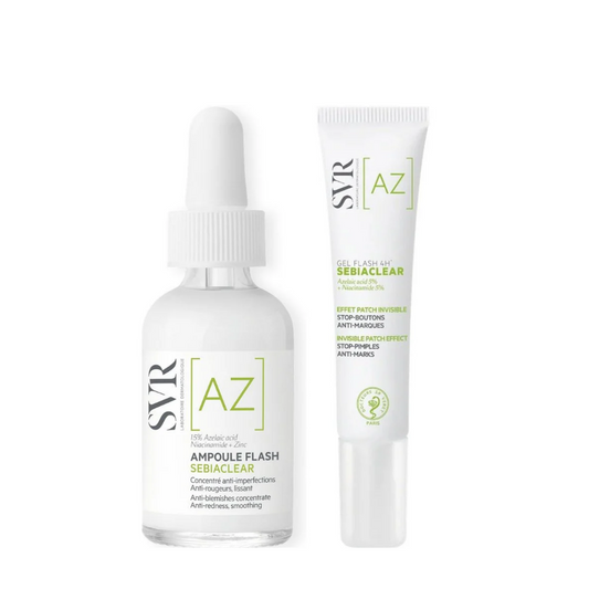 SVR Sebiaclear AZ Gel Flash 4H 15ml + Ampoule Flash 30ml