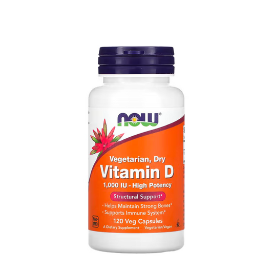 Now Vitamin D 1000 IU Capsules x120