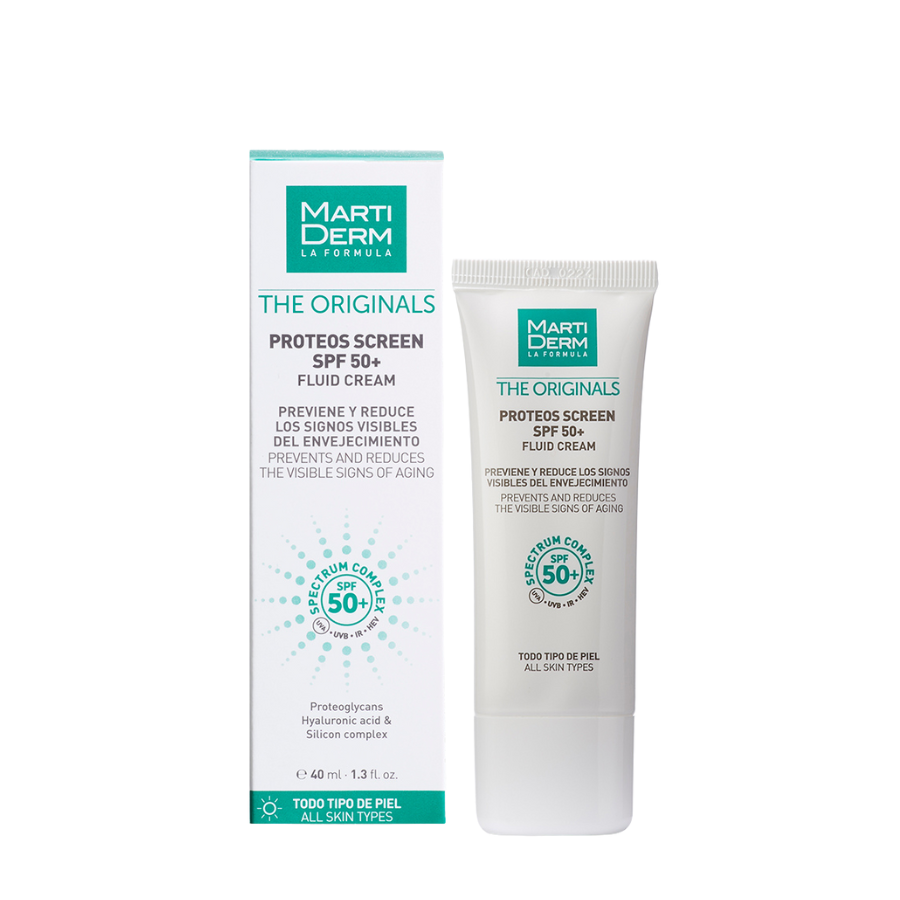 Screen Col Cream Martiderm The Originals Proteos Screen Fluid Cream SPF50+ 40ml – FarmatoGo