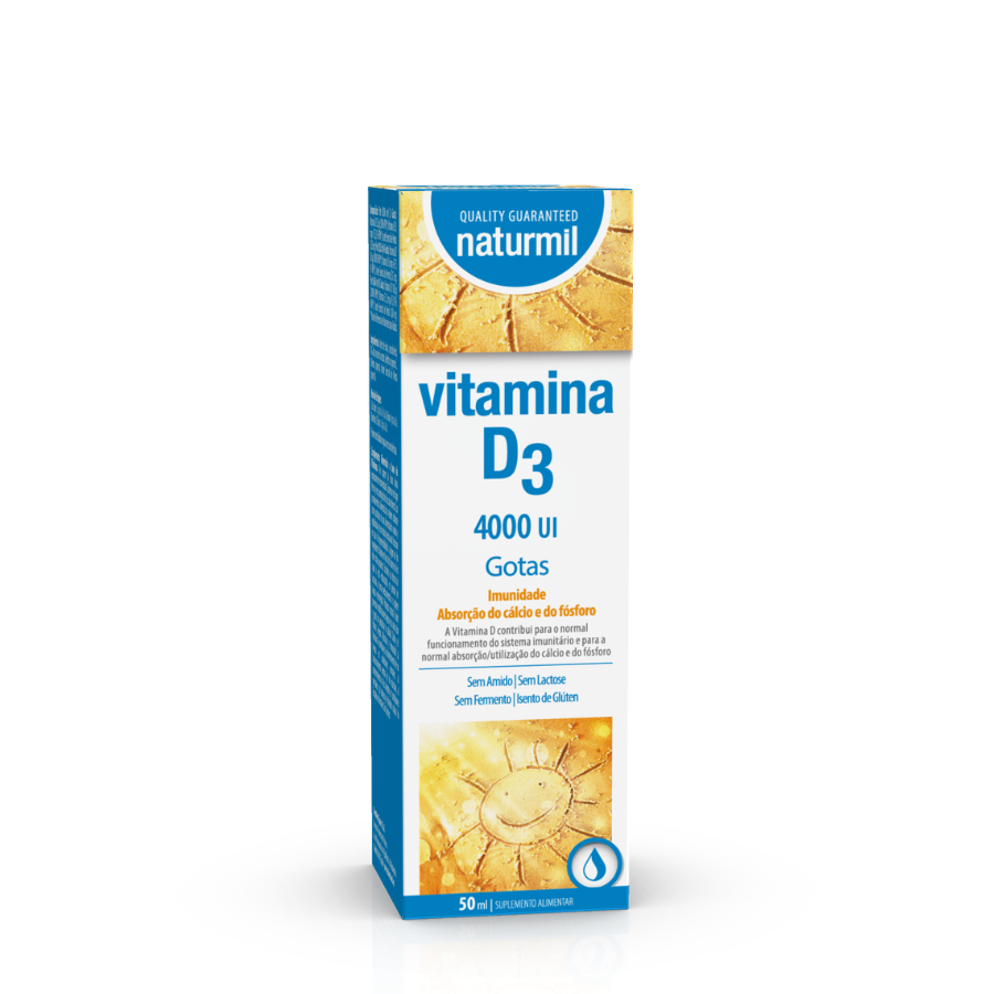 Naturmil Vitamina D3 4000 UI Gotas 50ml