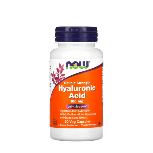 Now Hyaluronic Acid 100mg Capsules x60