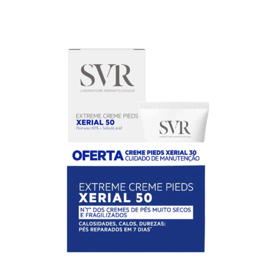 SVR Xerial 50 Extreme Foot Cream + Xerial 30 50ml