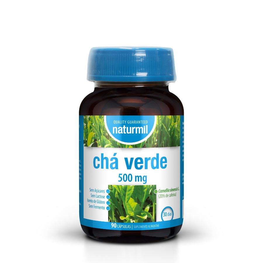 Naturmil Chá Verde 500mg Cápsulas x90