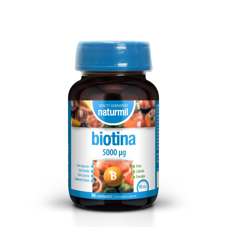 Naturmil Biotina 5000Mcg Comprimidos x90