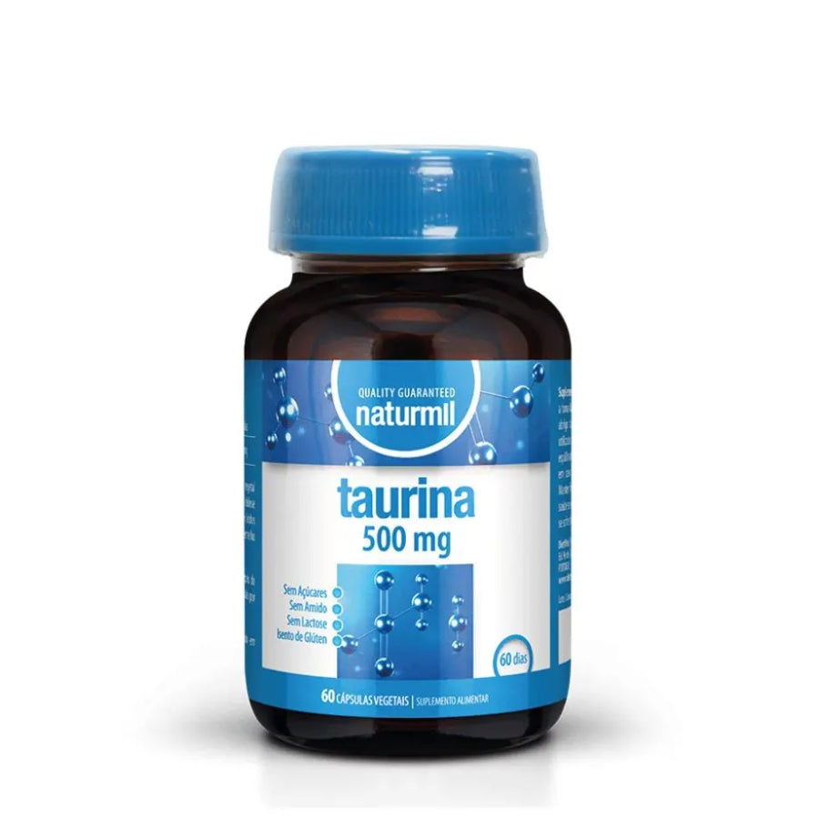 Naturmil Taurina 500mg Cápsulas x60