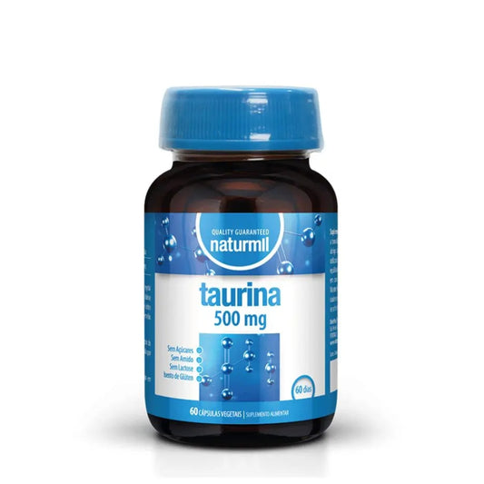 Naturmil Taurina 500mg Cápsulas x60
