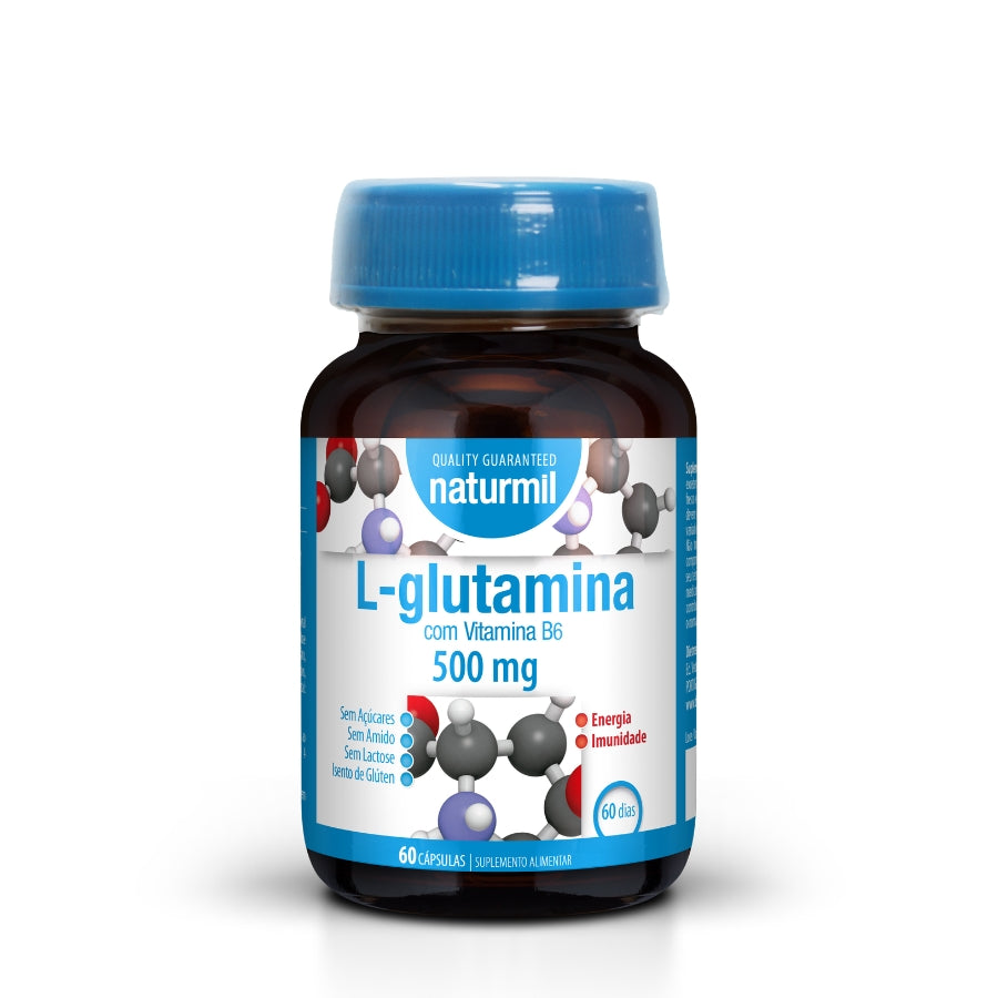 Naturmil L-Glutamina 500mg Cápsulas x60