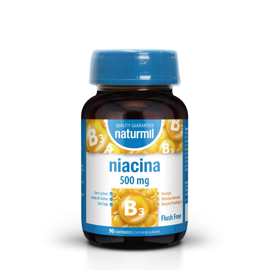 Naturmil Niacina 500mg Comprimidos x90