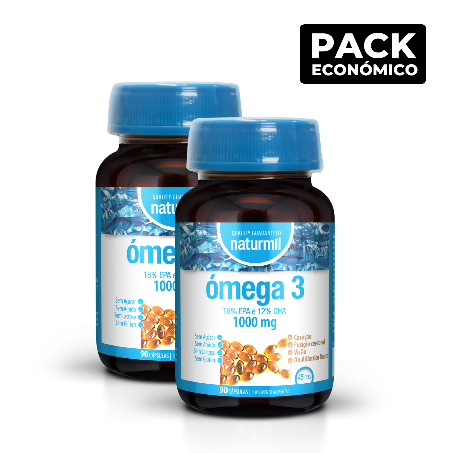 Naturmil Omega-3 1000mg Cápsulas 2x90