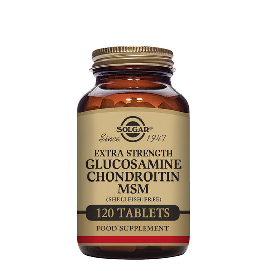 Solgar Extra Strength Glucosamine Chondroitin MSM x120