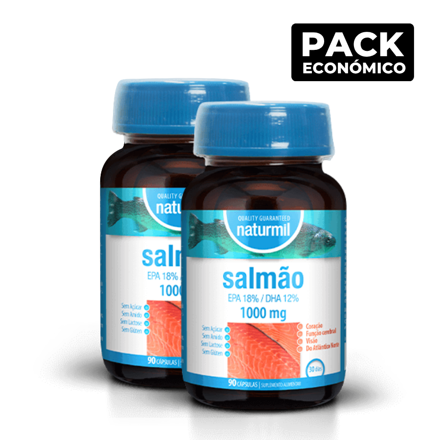 Naturmil Salmón 1000mg Cápsulas 2x90